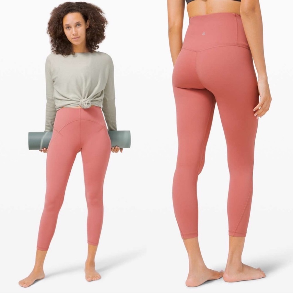 lululemon | Unlimit High-Rise Tight 25" Brier Rose‎ size 6